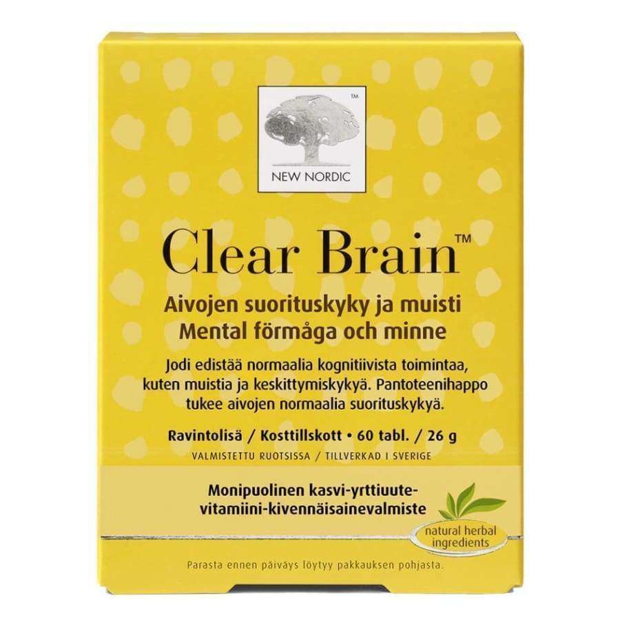 Clear Brain-New Nordic-Hyvinvoinnin Tavaratalo