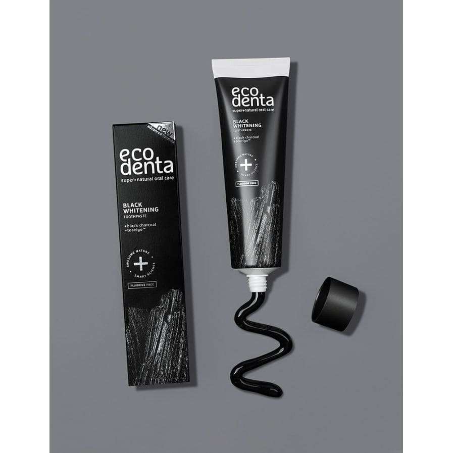 Ecodenta Black Whitening Valkaiseva Hammastahna-Ecodenta-Hyvinvoinnin Tavaratalo