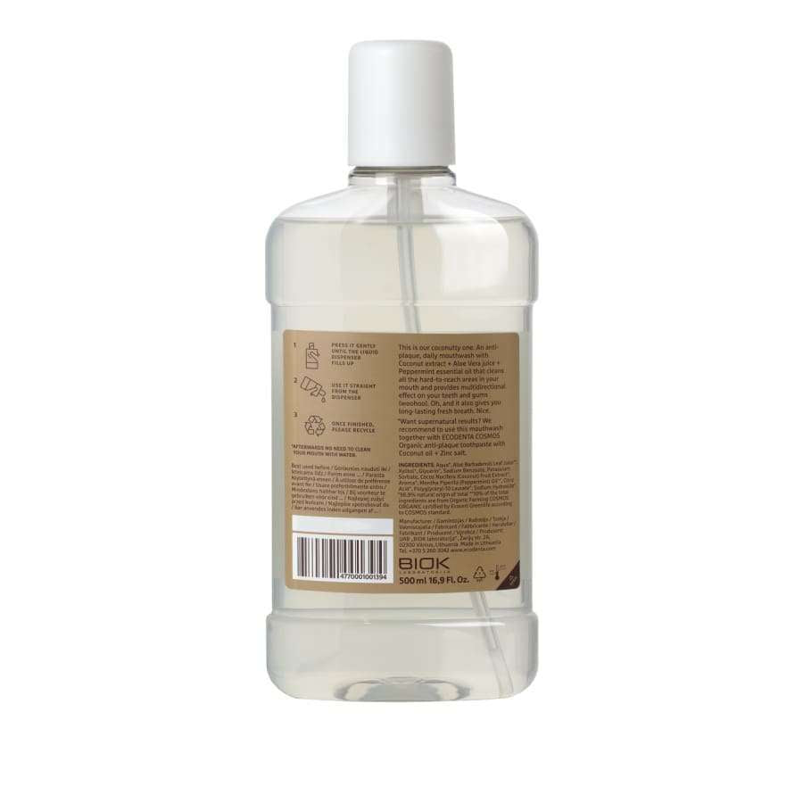 Ecodenta Minty Coconut Suuvesi-Ecodenta-Hyvinvoinnin Tavaratalo