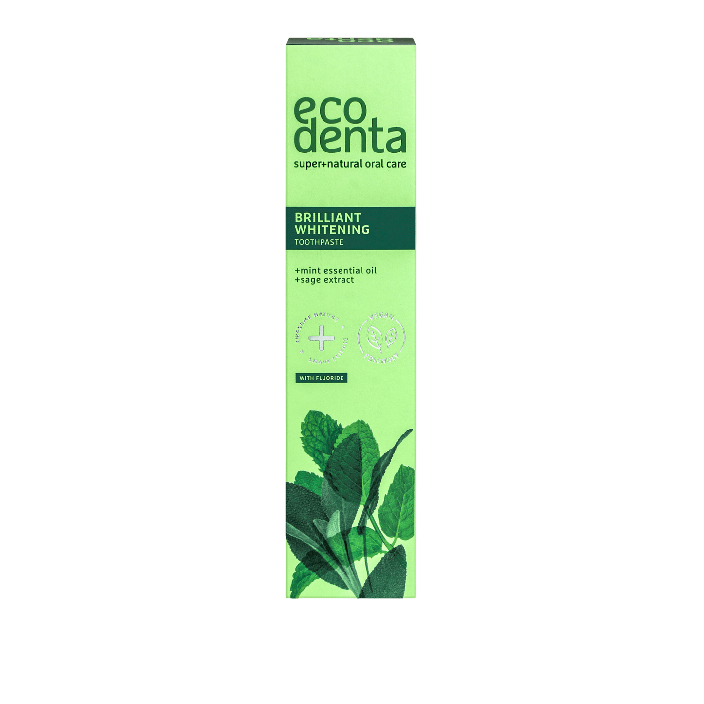 Ecodenta Brilliant Whitening Valkaiseva Fluorihammastahna-Ecodenta-Hyvinvoinnin Tavaratalo