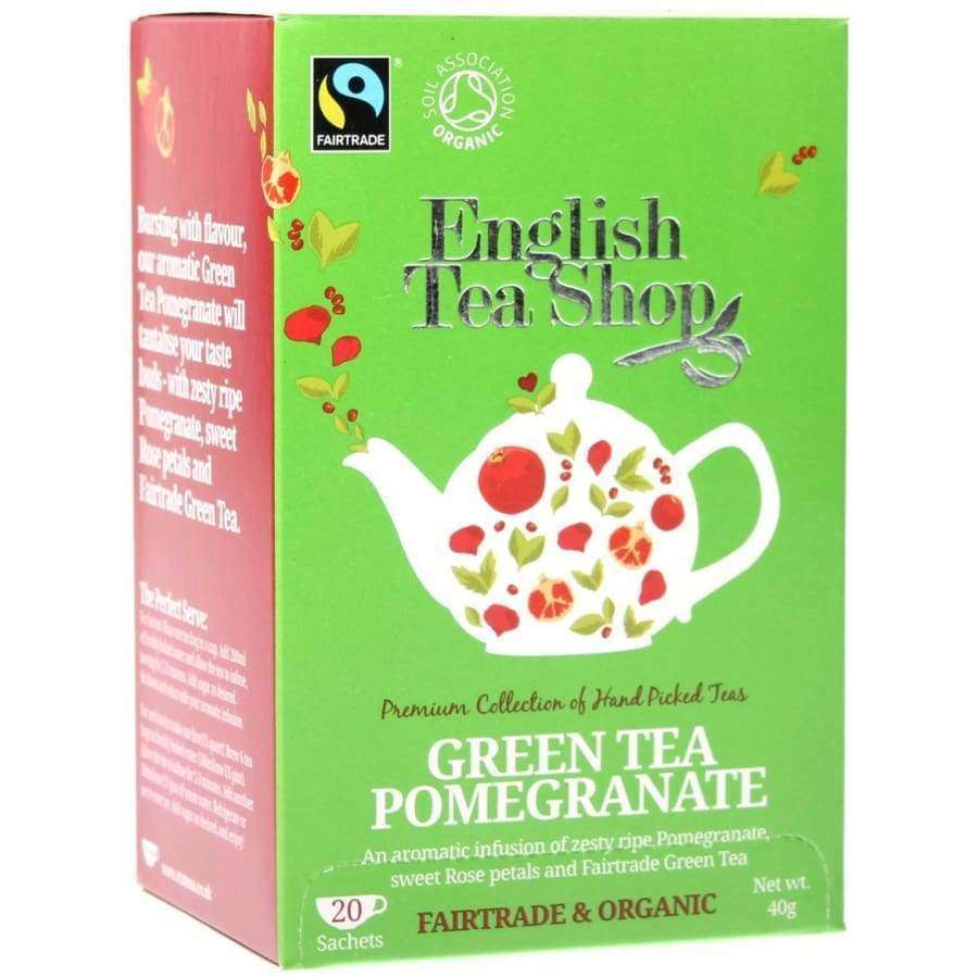 English Tea Shop Luomu Vihreä Granaattiomenatee-English Tea Shop-Hyvinvoinnin Tavaratalo
