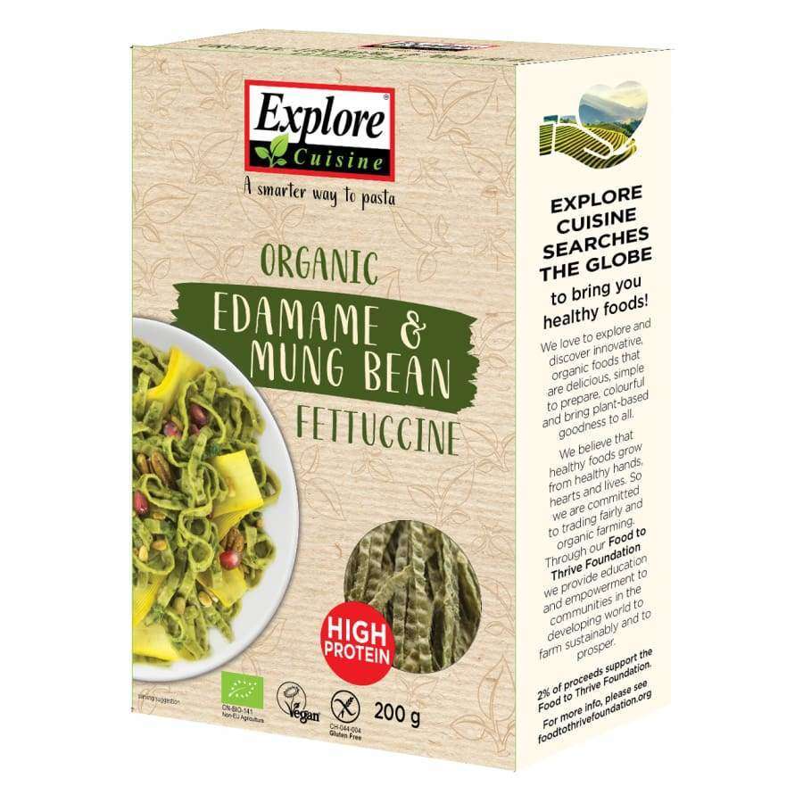 Explore Cuisine Luomu Edamame-mungpapu Fettucine-Explore Cuisine-Hyvinvoinnin Tavaratalo