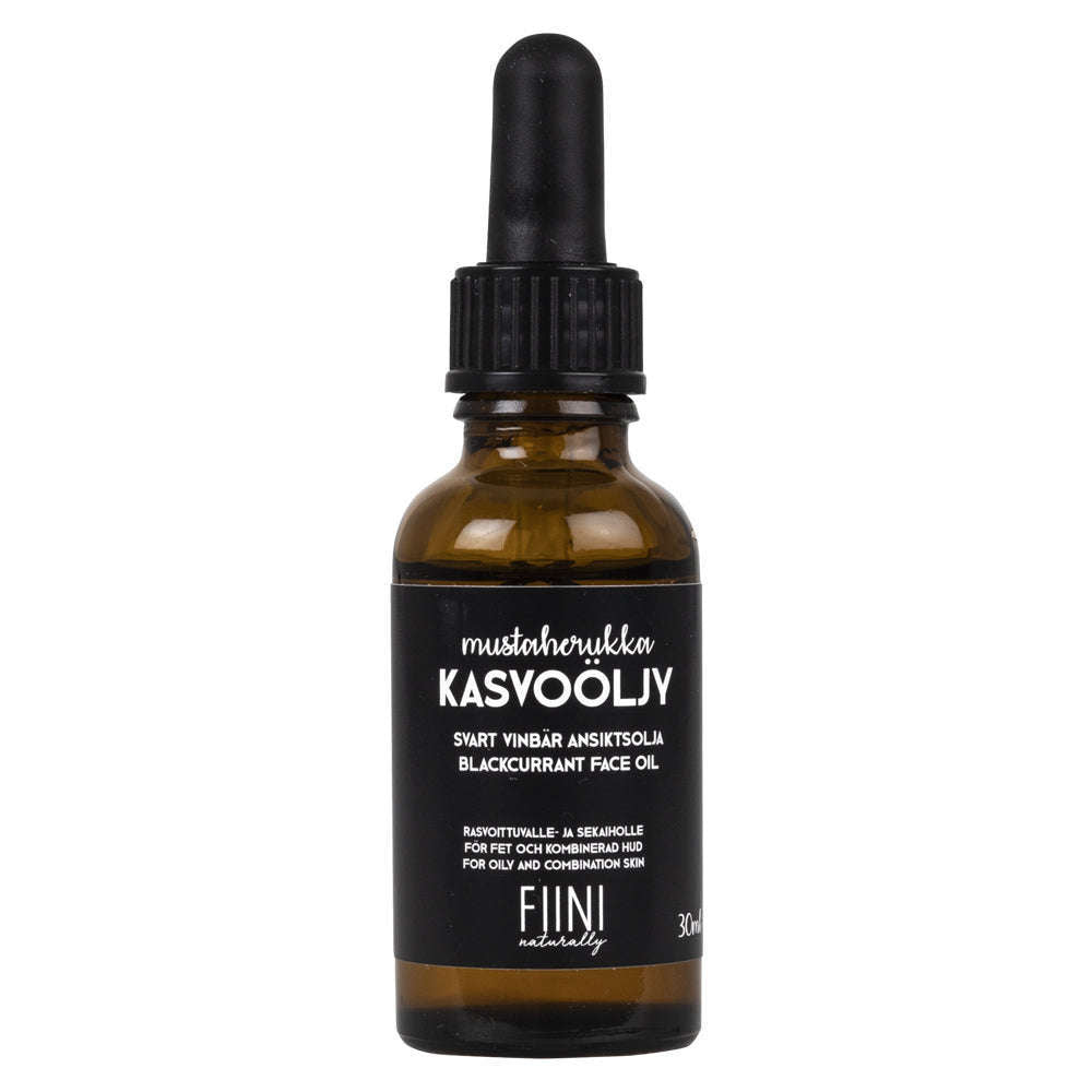 Fiini Naturally Mustaherukka Kasvoöljy-Fiini Naturally-Hyvinvoinnin Tavaratalo