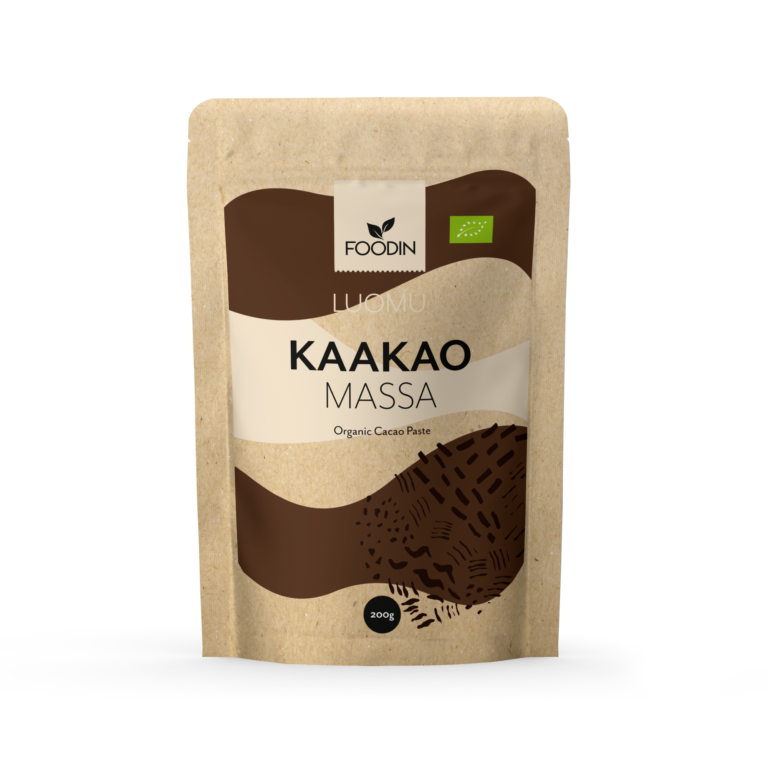 Foodin Luomu Kaakaomassa-Foodin-Hyvinvoinnin Tavaratalo