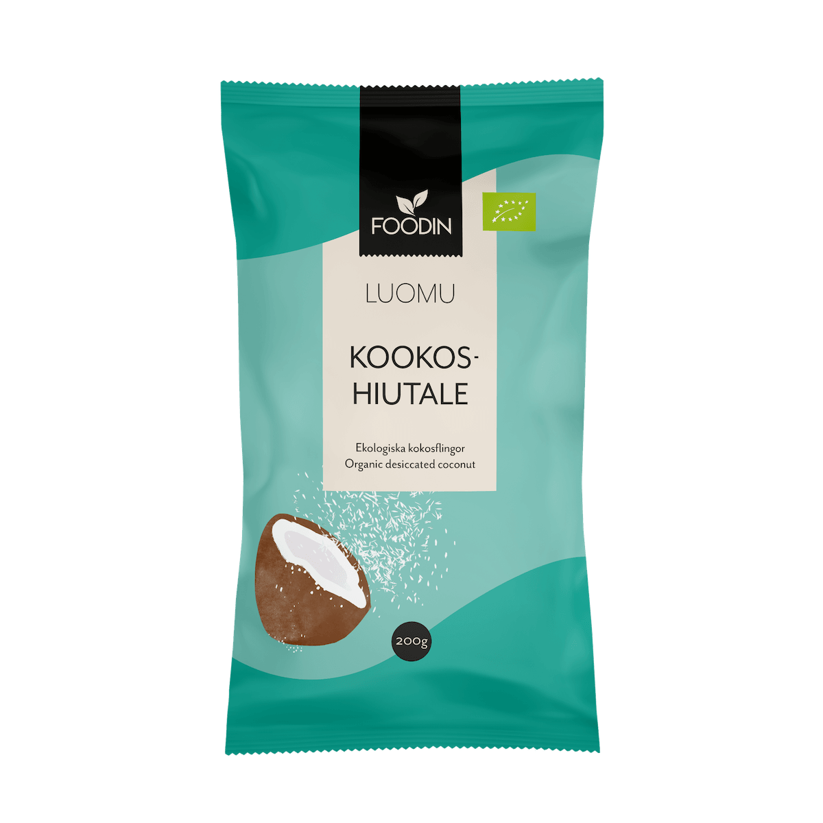 Foodin Luomu Kookoshiutale-Foodin-Hyvinvoinnin Tavaratalo