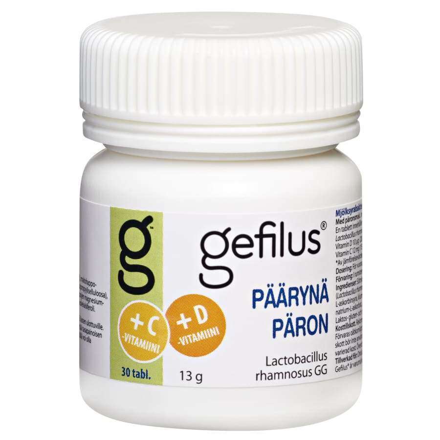 Gefilus + D Päärynä-Vanilja Maitohappobakteeri-Gefilus-Hyvinvoinnin Tavaratalo