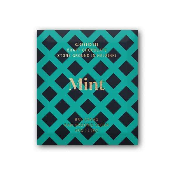 Goodio Luomu Mint Raakasuklaa 65%-Goodio-Hyvinvoinnin Tavaratalo
