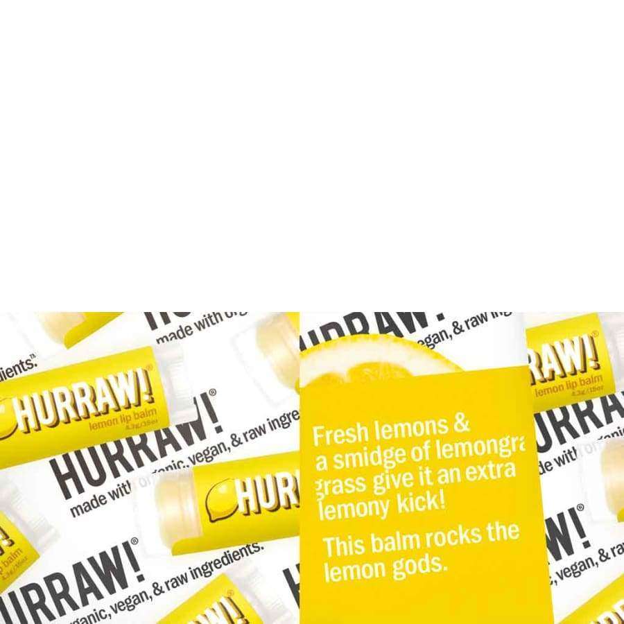 Hurraw! Huulivoide Sitruuna-Hurraw!-Hyvinvoinnin Tavaratalo