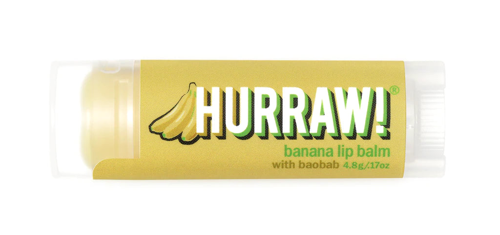 Hurraw! Huulivoide Banaani-Hurraw!-Hyvinvoinnin Tavaratalo