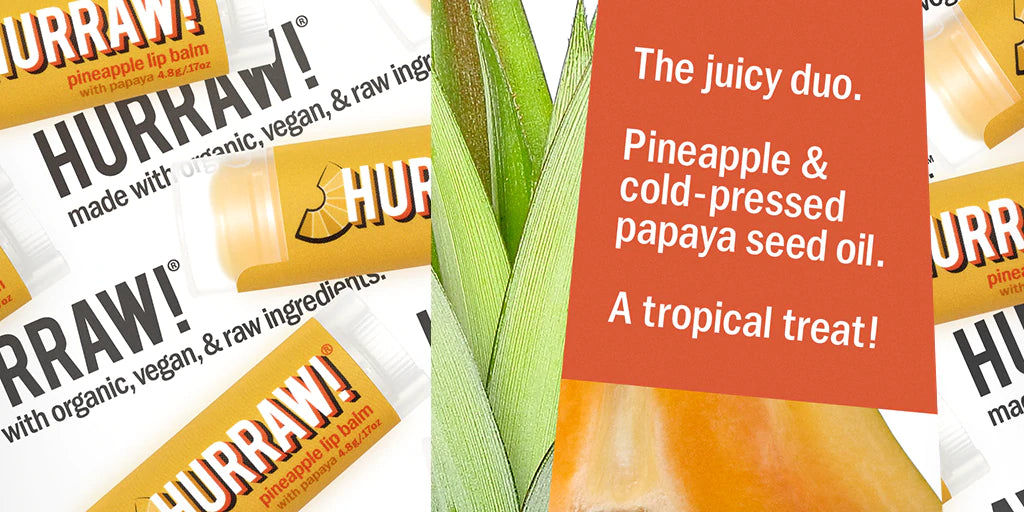 Hurraw! Huulivoide Ananas-Hurraw!-Hyvinvoinnin Tavaratalo