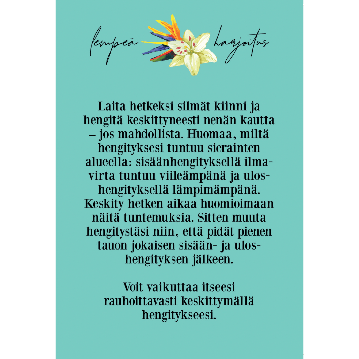 Hidasta Elämää Kun tuntuu pahalta - lohtukortit ahdistuneelle-Hidasta Elämää-Hyvinvoinnin Tavaratalo