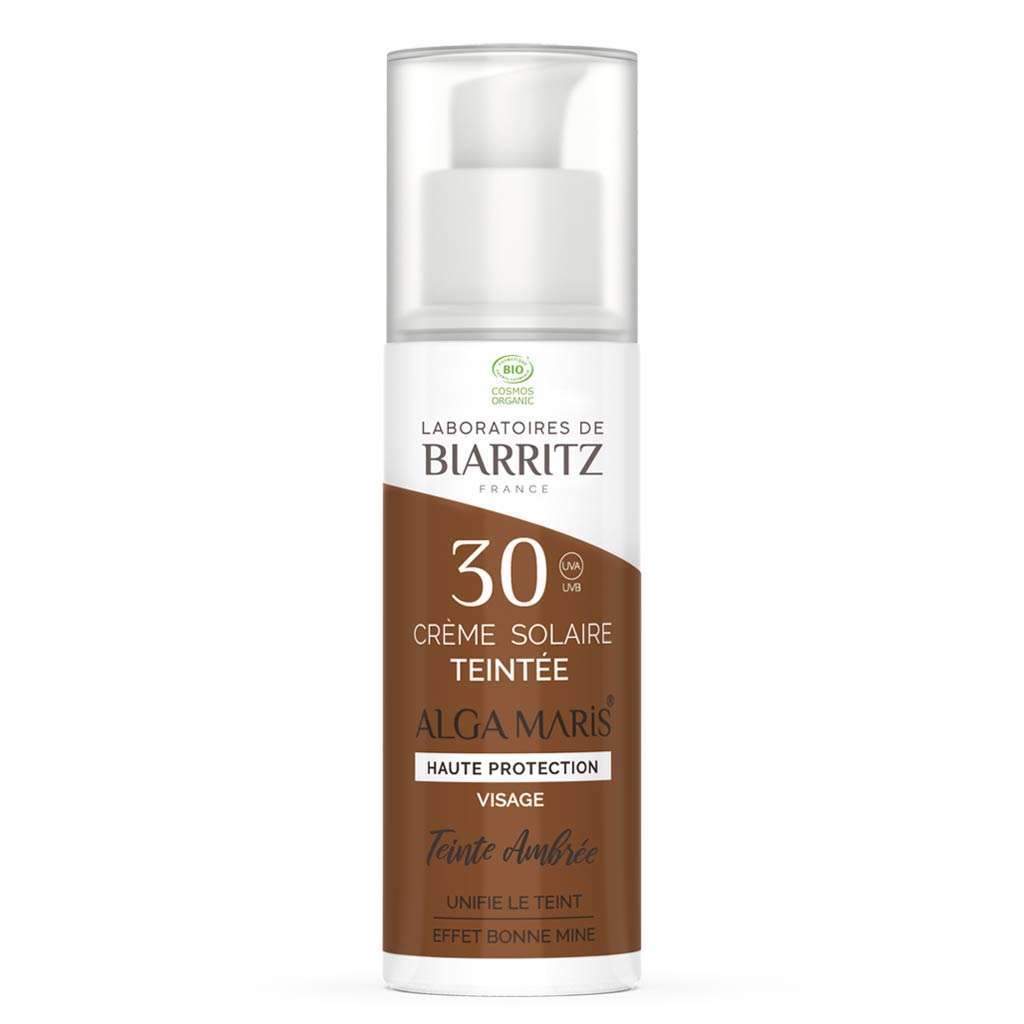 Laboratoires de Biarritz Alga Maris Sävyttävä Aurinkovoide Kasvoille SK30 Amber-Laboratoires de Biarritz-Hyvinvoinnin Tavaratalo
