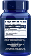 Life Extension Acetyl-L-Carnitine-Life Extension-Hyvinvoinnin Tavaratalo