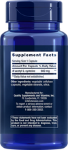 Life Extension N-Acetyl-L-Cysteine-Life Extension-Hyvinvoinnin Tavaratalo