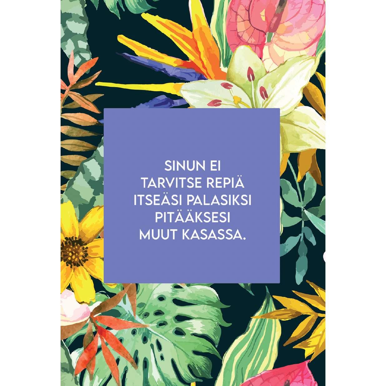 Hidasta Elämää Kun tuntuu pahalta - lohtukortit ahdistuneelle-Hidasta Elämää-Hyvinvoinnin Tavaratalo
