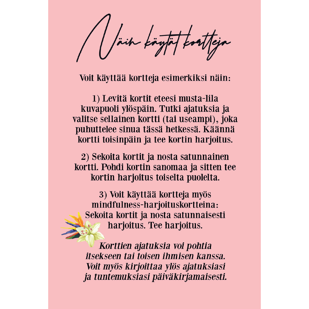 Hidasta Elämää Kun tuntuu pahalta - lohtukortit ahdistuneelle-Hidasta Elämää-Hyvinvoinnin Tavaratalo