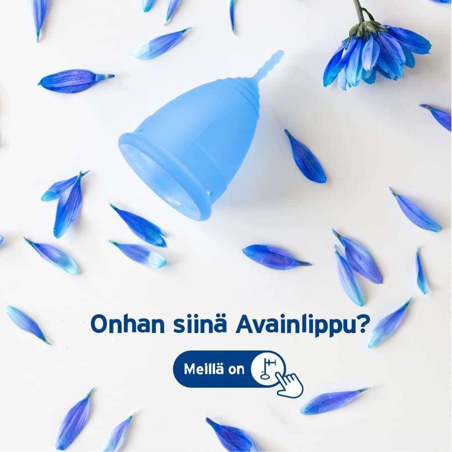 Lunette Kuukautiskuppi Sininen-Lunette-Hyvinvoinnin Tavaratalo