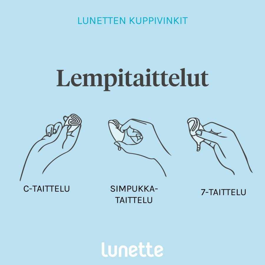 Lunette Kuukautiskuppi Sininen-Lunette-Hyvinvoinnin Tavaratalo