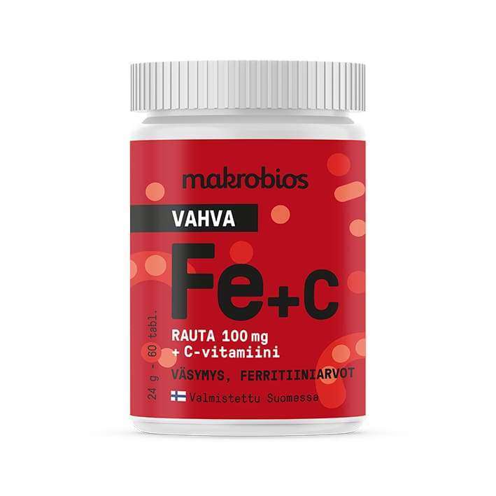 Makrobios Vahva Rauta + C-Makrobios-Hyvinvoinnin Tavaratalo