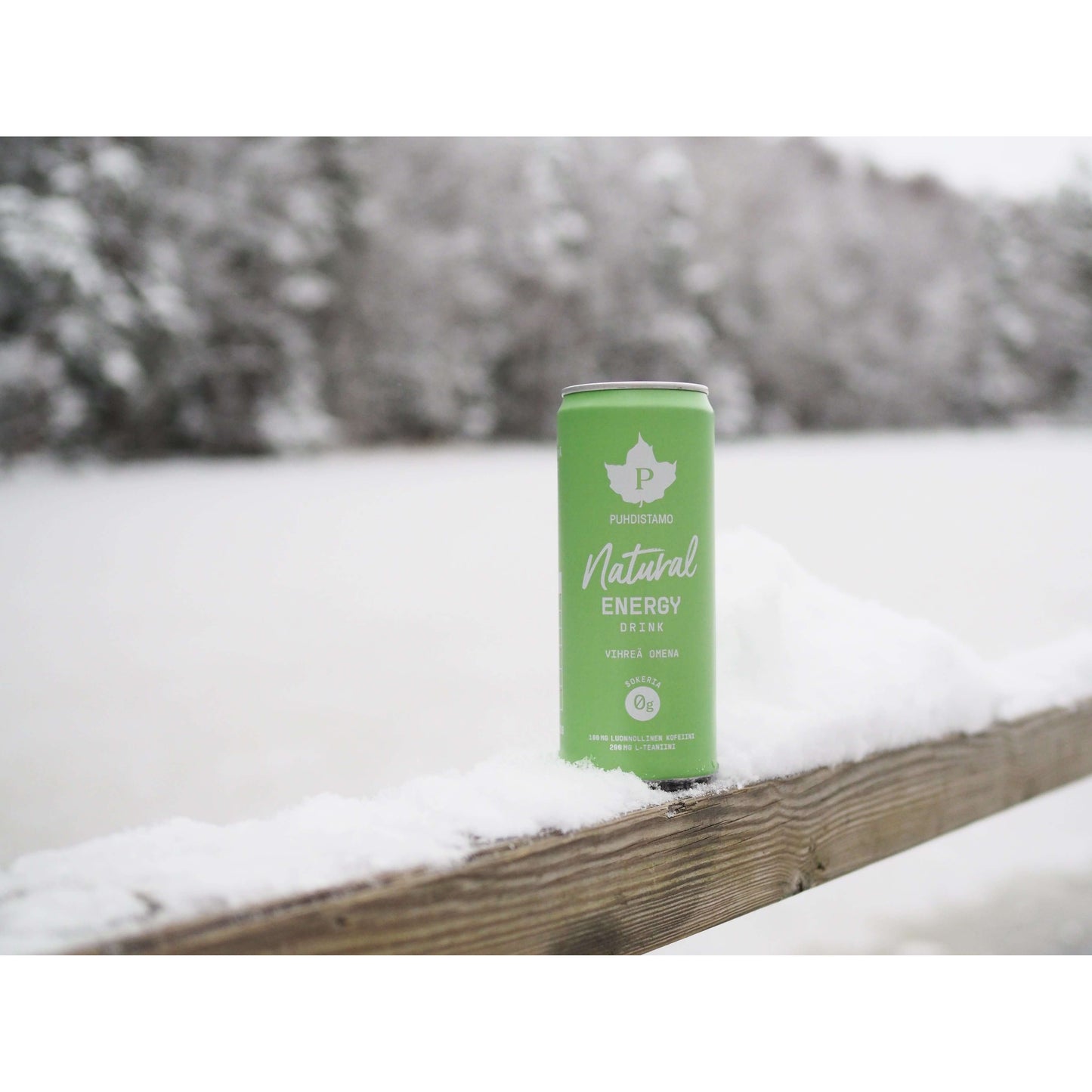 Puhdistamo Natural Energy Drink Green Apple-Puhdistamo-Hyvinvoinnin Tavaratalo