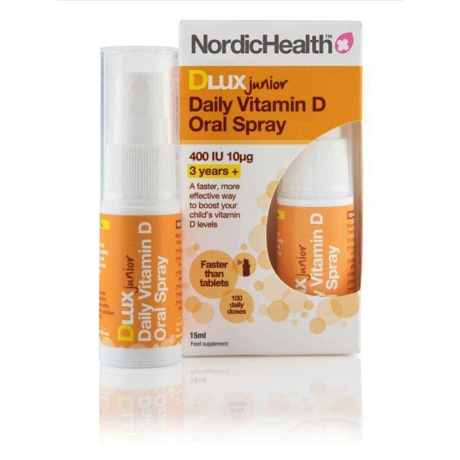 Nordic Health Dlux Junior D-vitamiinisuihke-Nordic Health-Hyvinvoinnin Tavaratalo