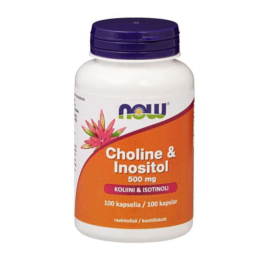 Now Foods Choline & Inositol-Now Foods-Hyvinvoinnin Tavaratalo