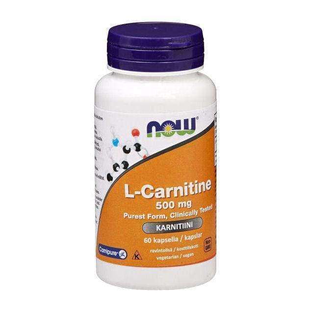 Now Foods L-Carnitine-Now Foods-Hyvinvoinnin Tavaratalo