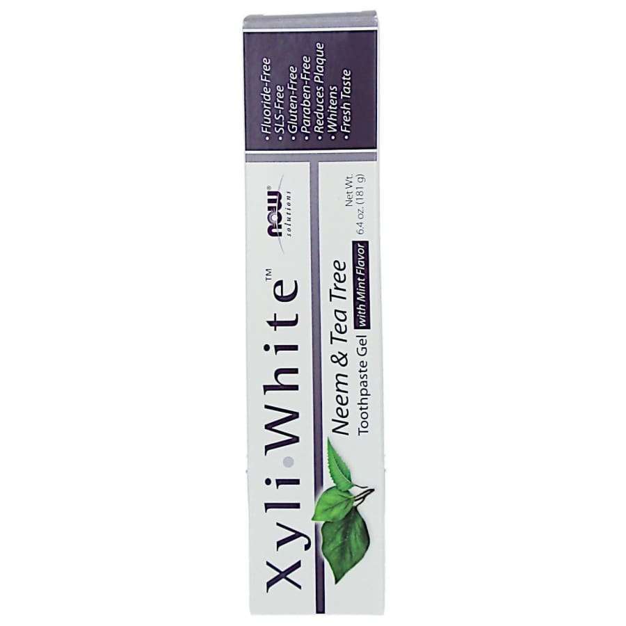 Now Foods XyliWhite Hammastahna Neem & Tea Tree-Now Foods-Hyvinvoinnin Tavaratalo