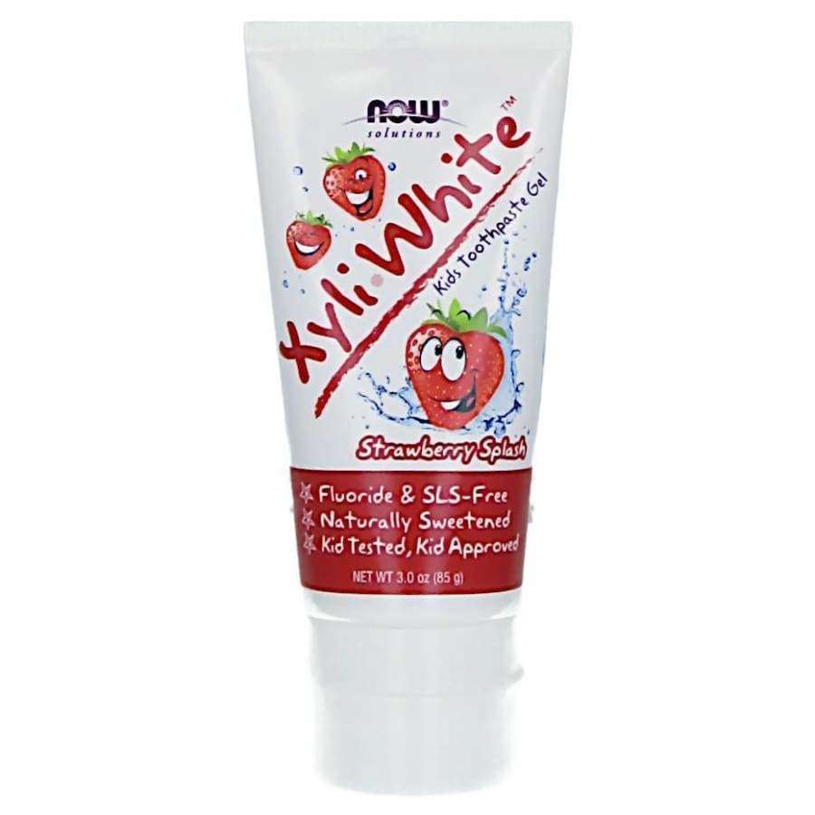 Now Foods XyliWhite Hammastahna Strawberry Splash-Now Foods-Hyvinvoinnin Tavaratalo