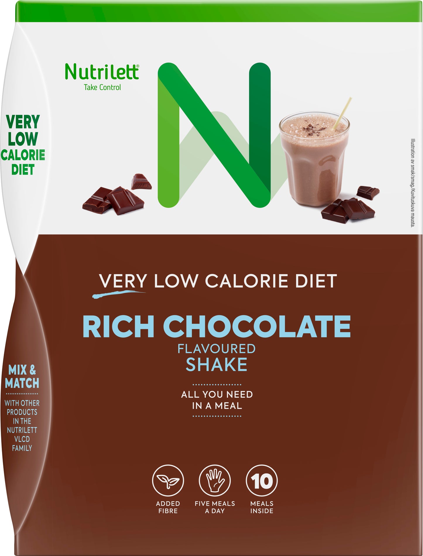 Nutrilett VLCD Suklaapirtelö-Nutrilett-Hyvinvoinnin Tavaratalo