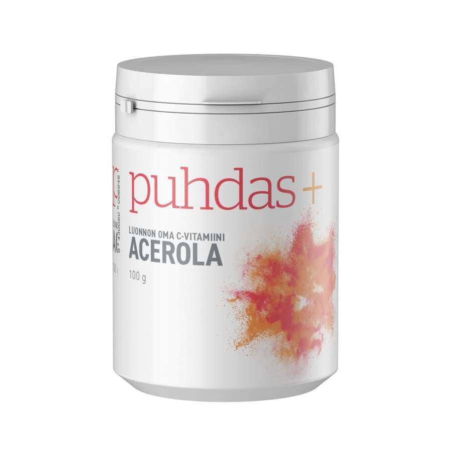 Puhdas+ Acerola-jauhe-Puhdas+-Hyvinvoinnin Tavaratalo