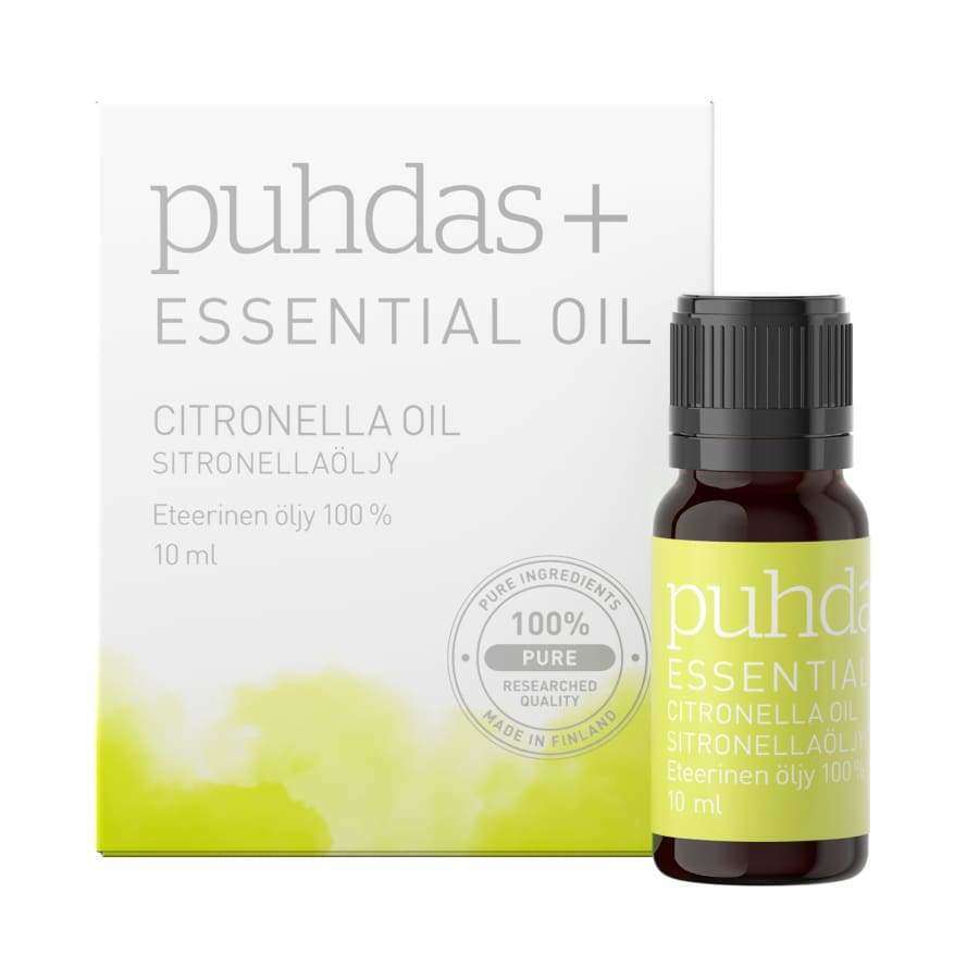 Puhdas+ Eteerinen Citronellaöljy-Puhdas+-Hyvinvoinnin Tavaratalo