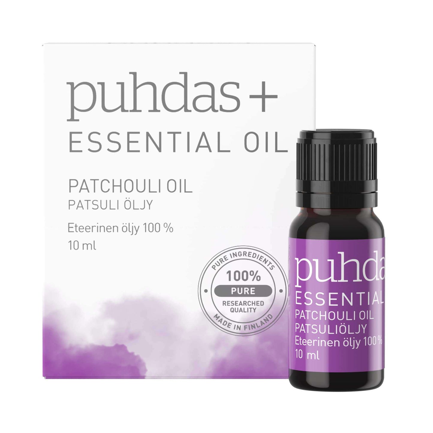 Puhdas+ Eteerinen Patsuliöljy-Puhdas+-Hyvinvoinnin Tavaratalo