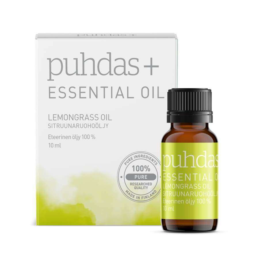 Puhdas+ Eteerinen Sitruunaruohoöljy-Puhdas+-Hyvinvoinnin Tavaratalo