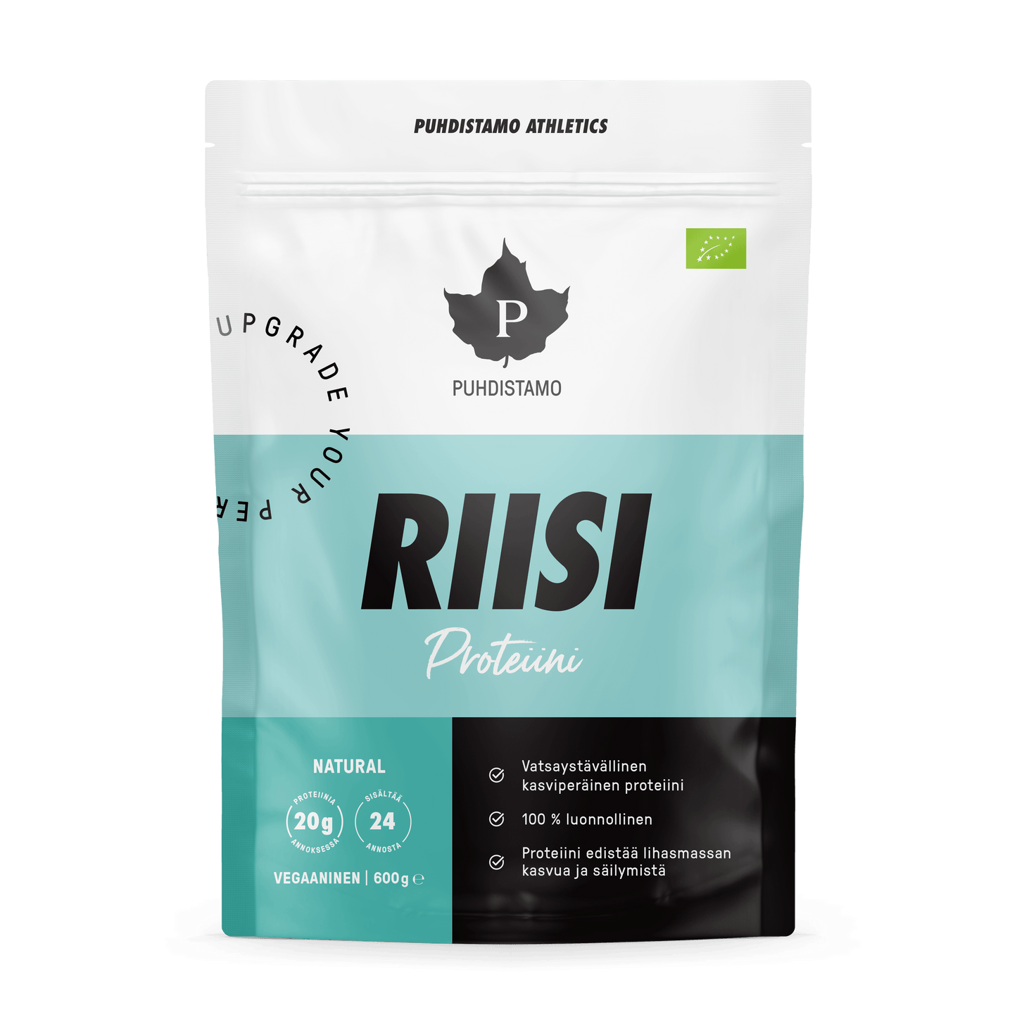Puhdistamo Luomu Riisiproteiini Natural-Puhdistamo-Hyvinvoinnin Tavaratalo