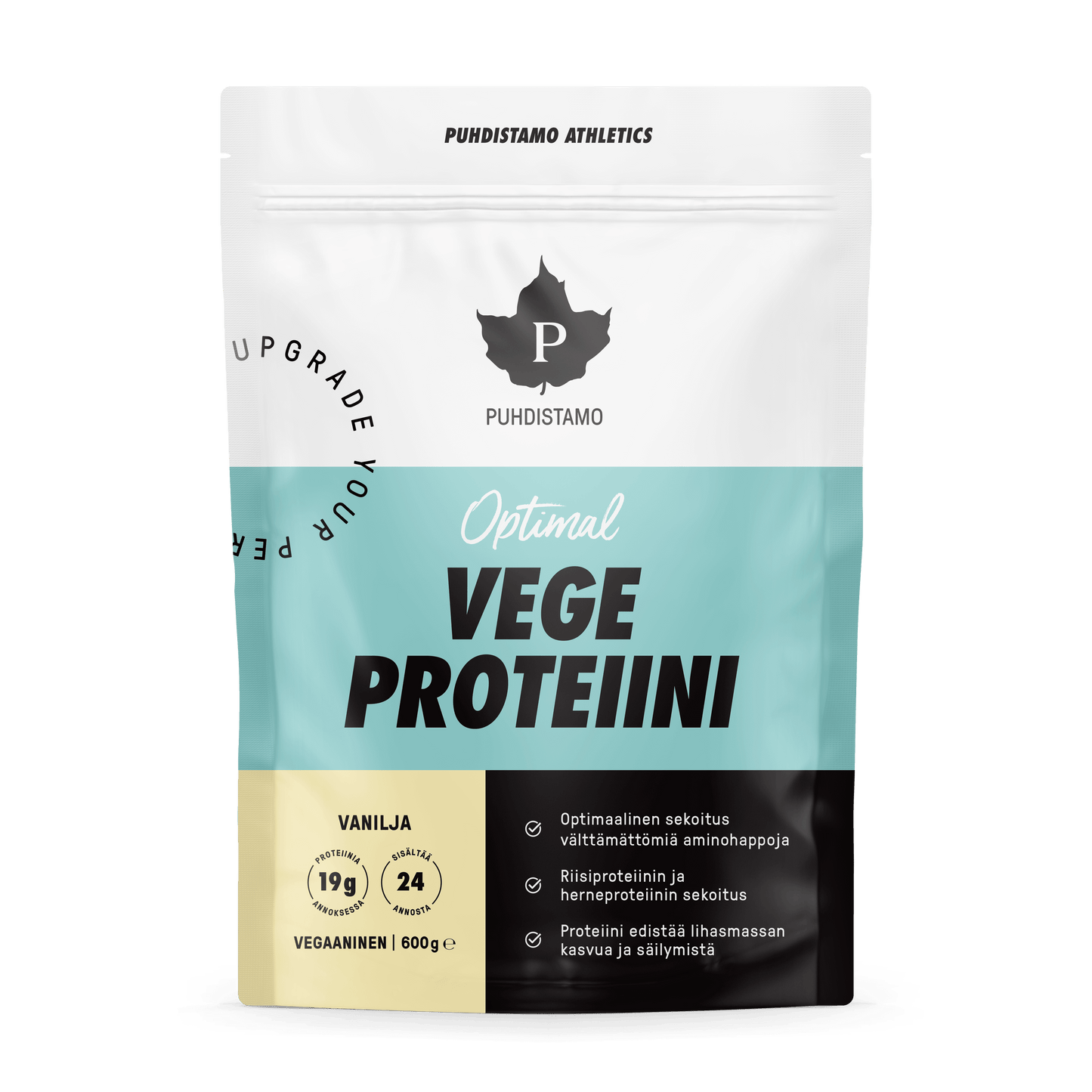 Puhdistamo Optimal Luomu Vege Proteiini Vanilja-Puhdistamo-Hyvinvoinnin Tavaratalo