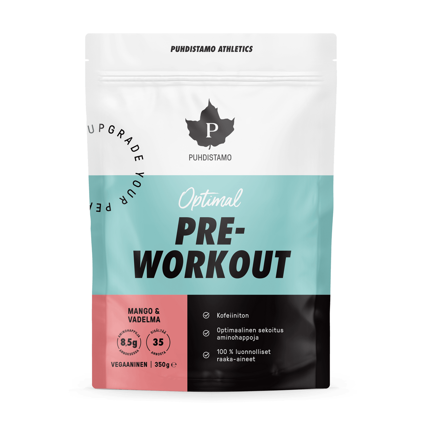 Puhdistamo Optimal Pre-Workout Mango & Vadelma-Puhdistamo-Hyvinvoinnin Tavaratalo