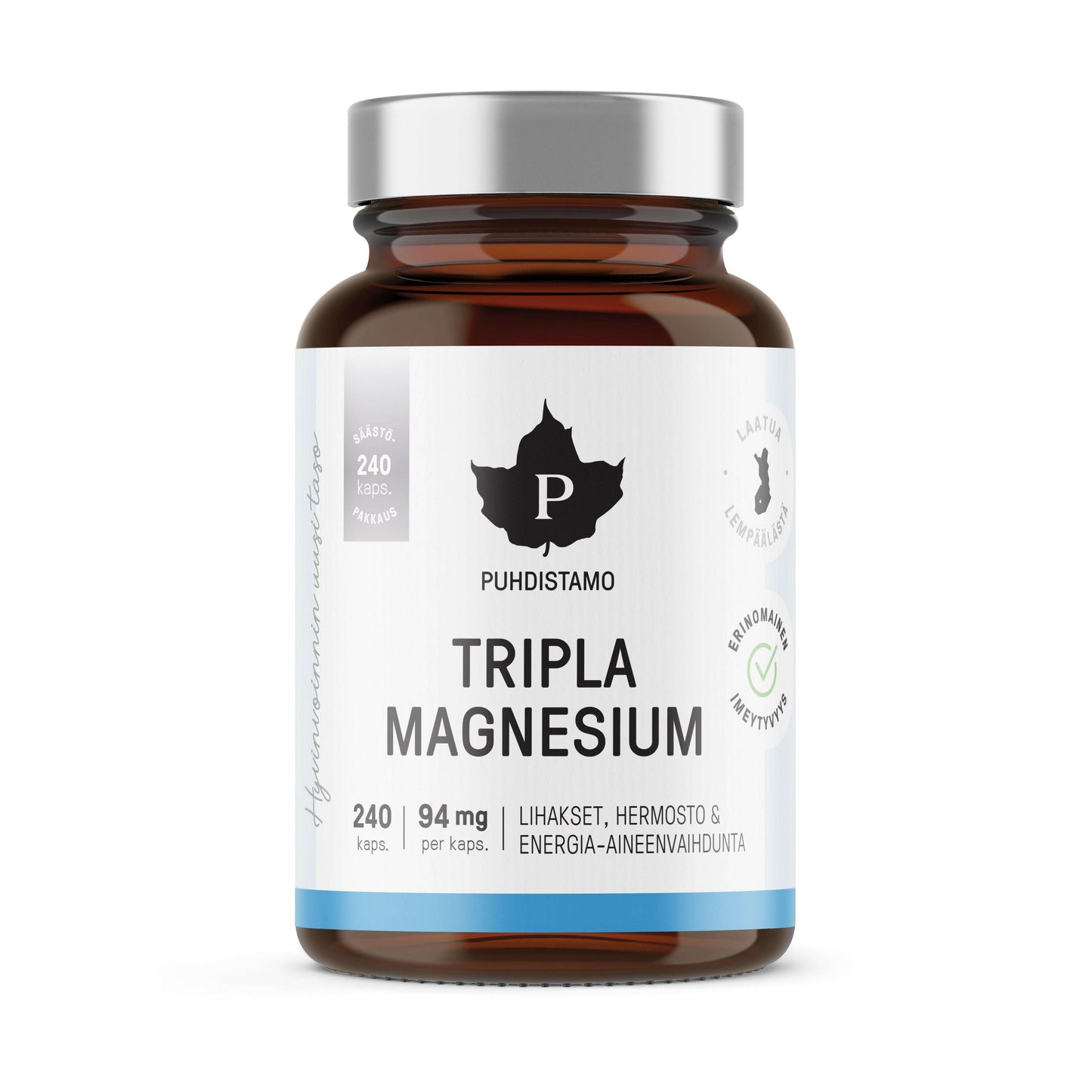 Puhdistamo Tripla Magnesium-Puhdistamo-Hyvinvoinnin Tavaratalo