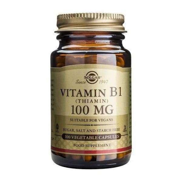 Solgar B1-vitamiini-Solgar-Hyvinvoinnin Tavaratalo