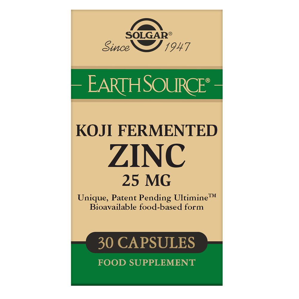 Solgar Earth Source Koji Zinc Sinkki-Solgar-Hyvinvoinnin Tavaratalo