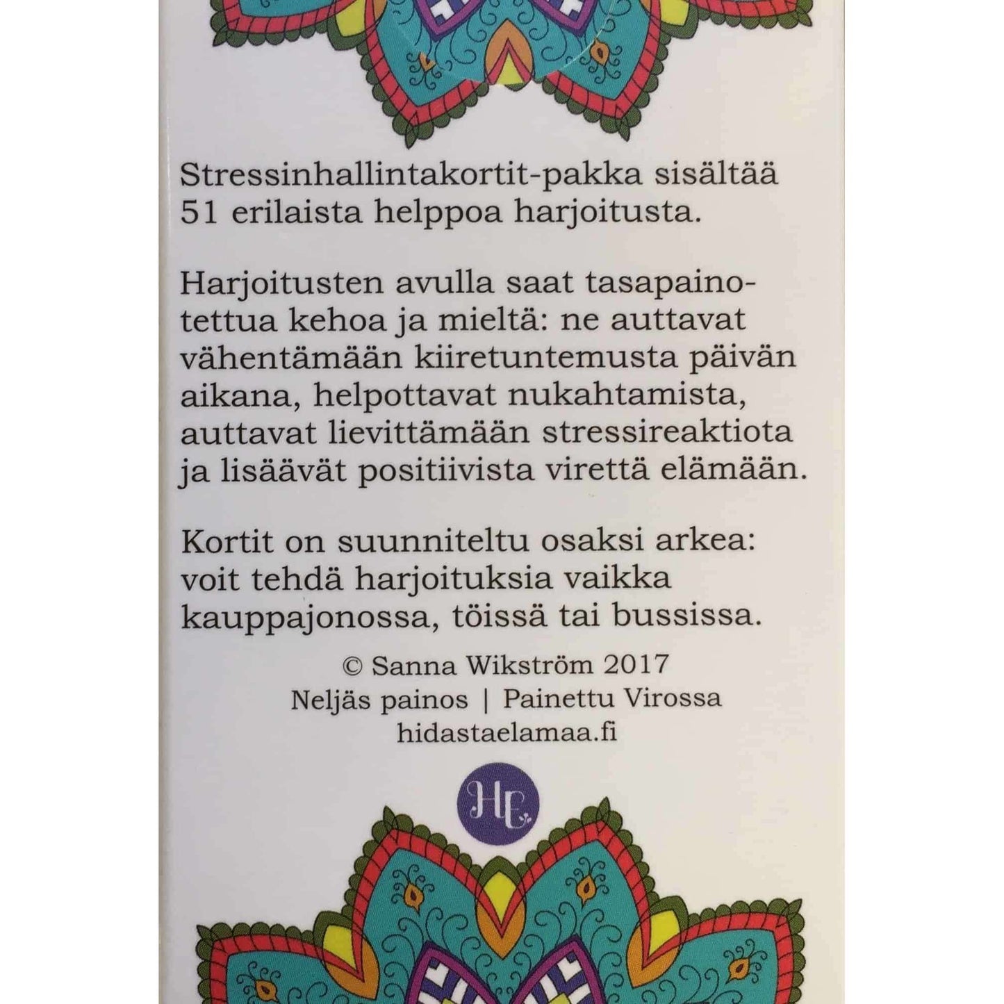 Hidasta Elämää Stressinhallintakortit-Hidasta Elämää-Hyvinvoinnin Tavaratalo