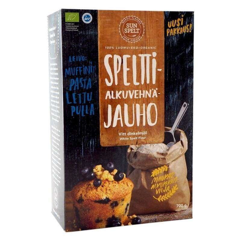 SunSpelt Luomu Puolikarkea Alkuvehnäjauho-SunSpelt-Hyvinvoinnin Tavaratalo