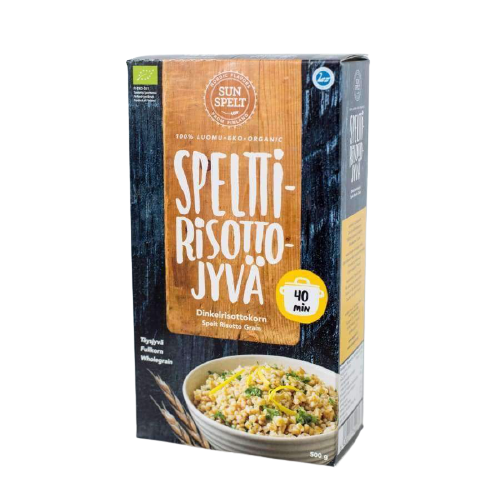 SunSpelt Luomu Spelttirisottojyvä-SunSpelt-Hyvinvoinnin Tavaratalo