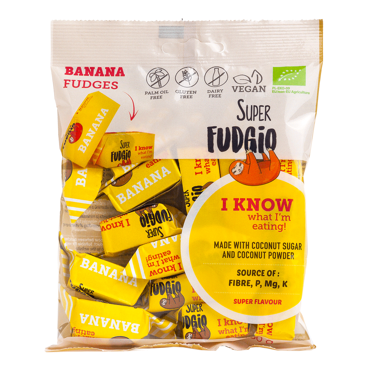 Superfudgio Luomu Banaanifudge-Superfudgio-Hyvinvoinnin Tavaratalo