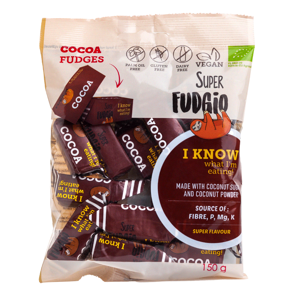 Superfudgio Luomu Kaakaofudge-Superfudgio-Hyvinvoinnin Tavaratalo