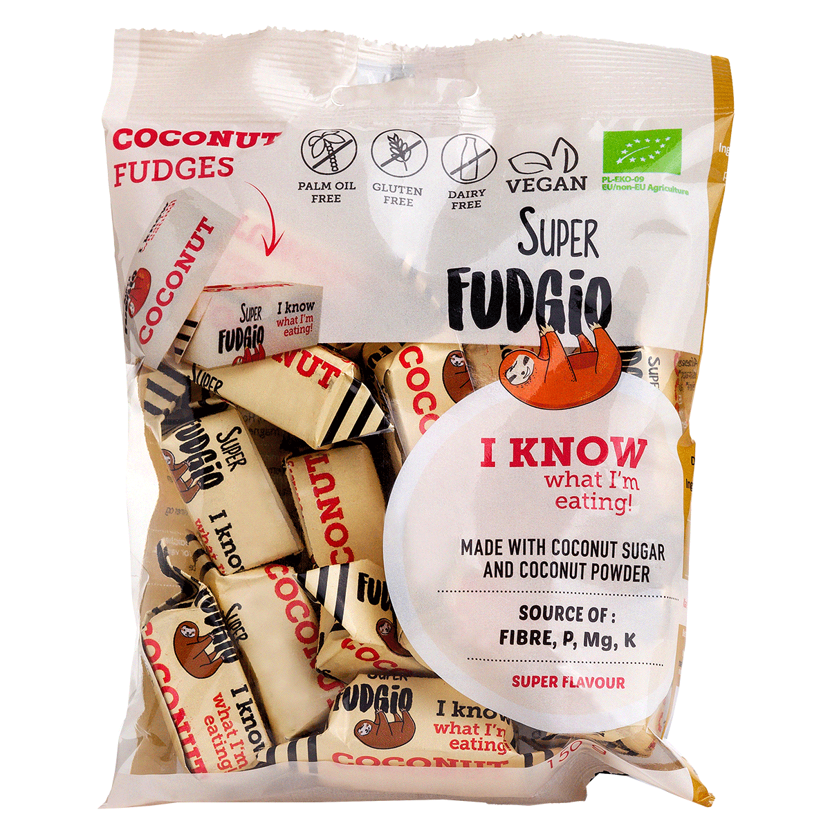 Superfudgio Luomu Kookosfudge-Superfudgio-Hyvinvoinnin Tavaratalo