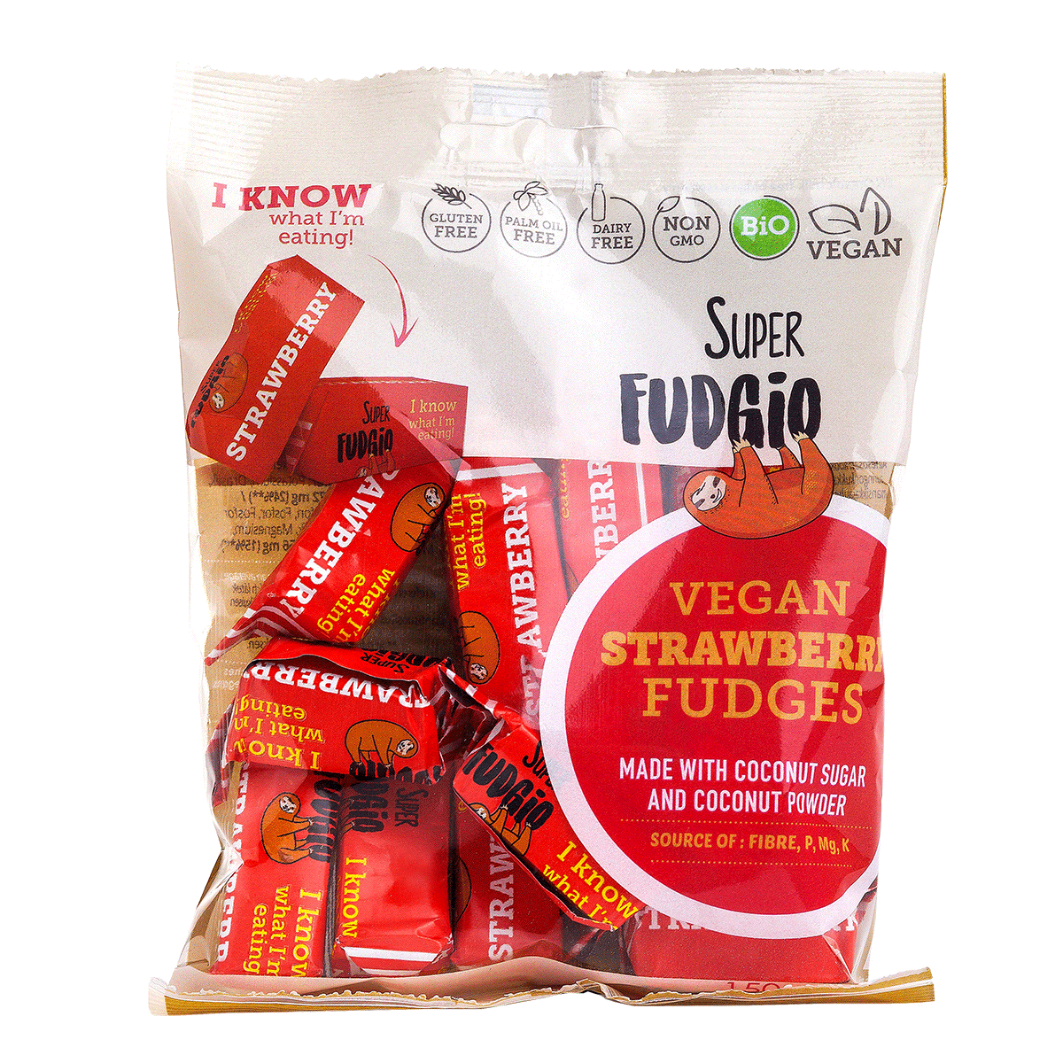 Superfudgio Luomu Mansikkafudge-Superfudgio-Hyvinvoinnin Tavaratalo