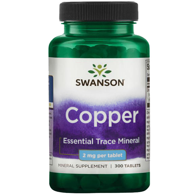 Swanson Copper 2 mg-Swanson-Hyvinvoinnin Tavaratalo