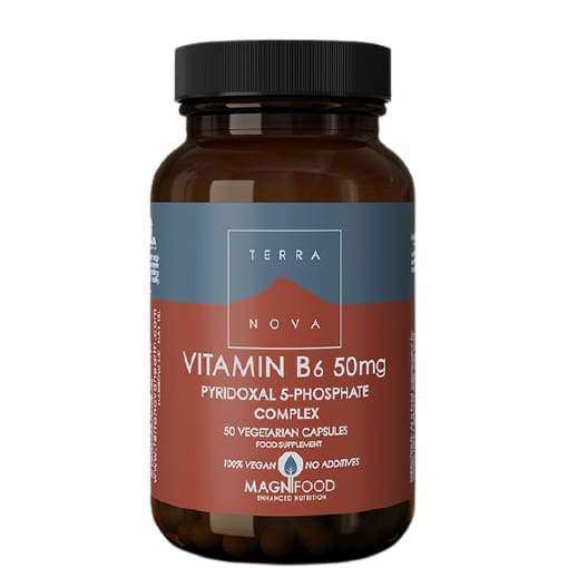 Terranova Vitamin B6 50 mg-Terranova-Hyvinvoinnin Tavaratalo