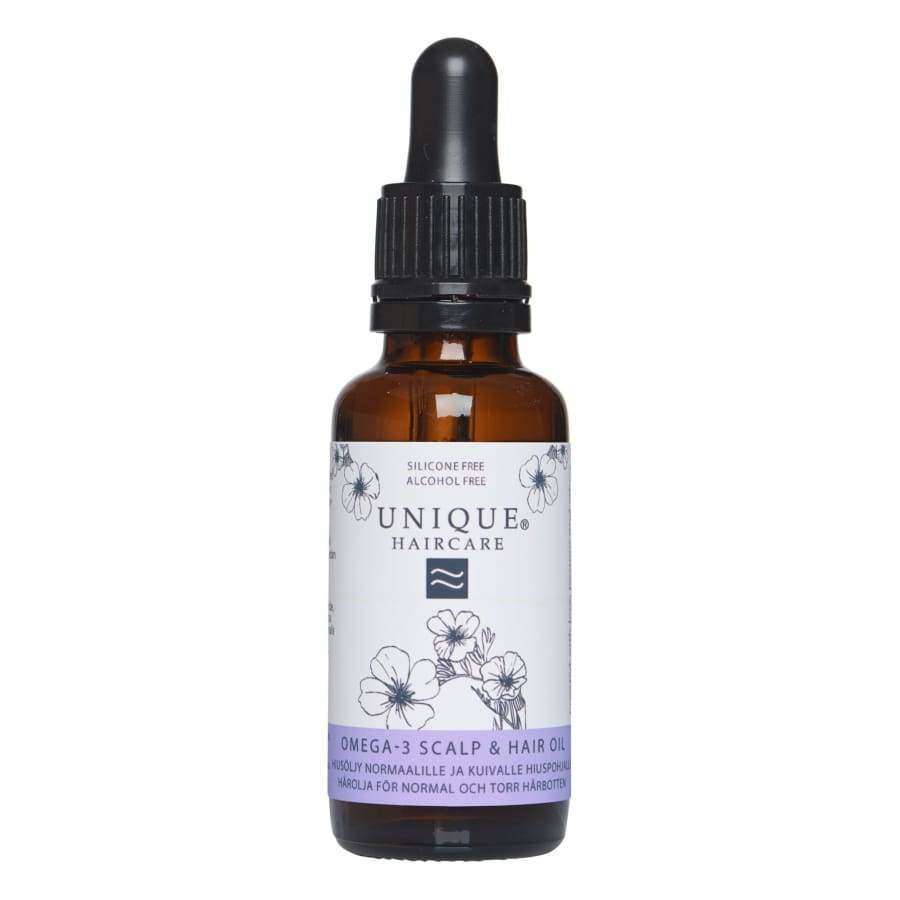 Unique Omega-3 Hiusöljy-Unique Haircare-Hyvinvoinnin Tavaratalo
